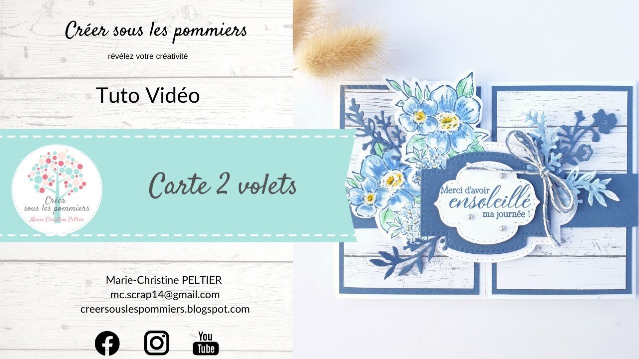Carte 2 volets - tuto vidéo