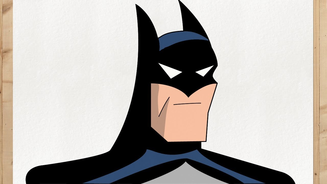 Comment dessiner LA TÊTE DE BATMAN Étape par Étape et Facilement