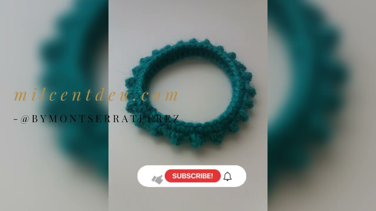 Pulseras de moda crochet