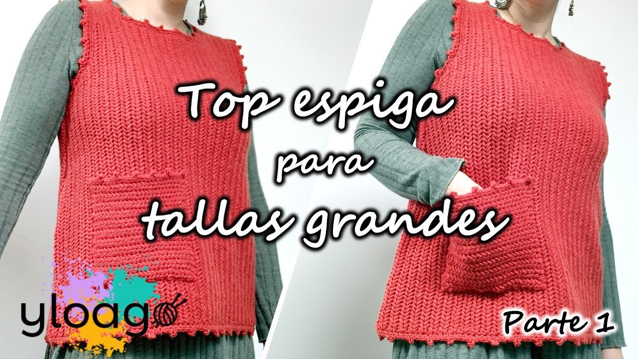 TOP A CROCHET PARA TALLAS GRANDES, PARTE 1