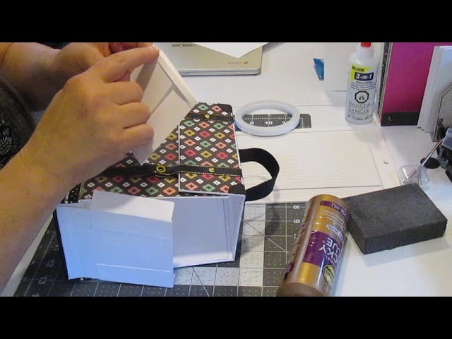 Tuto #6 de 12 Album Sac-à-main "Fashionista" | Les pochettes-accordéon | Scrapbooking