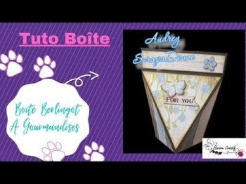 {Tuto Boîte} Berlingot à Gourmandises #horizoncreatif #scrapbooking by ScrapaDoune