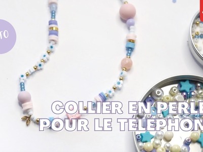 TUTO : Collier fantaisie en perles pour le téléphone