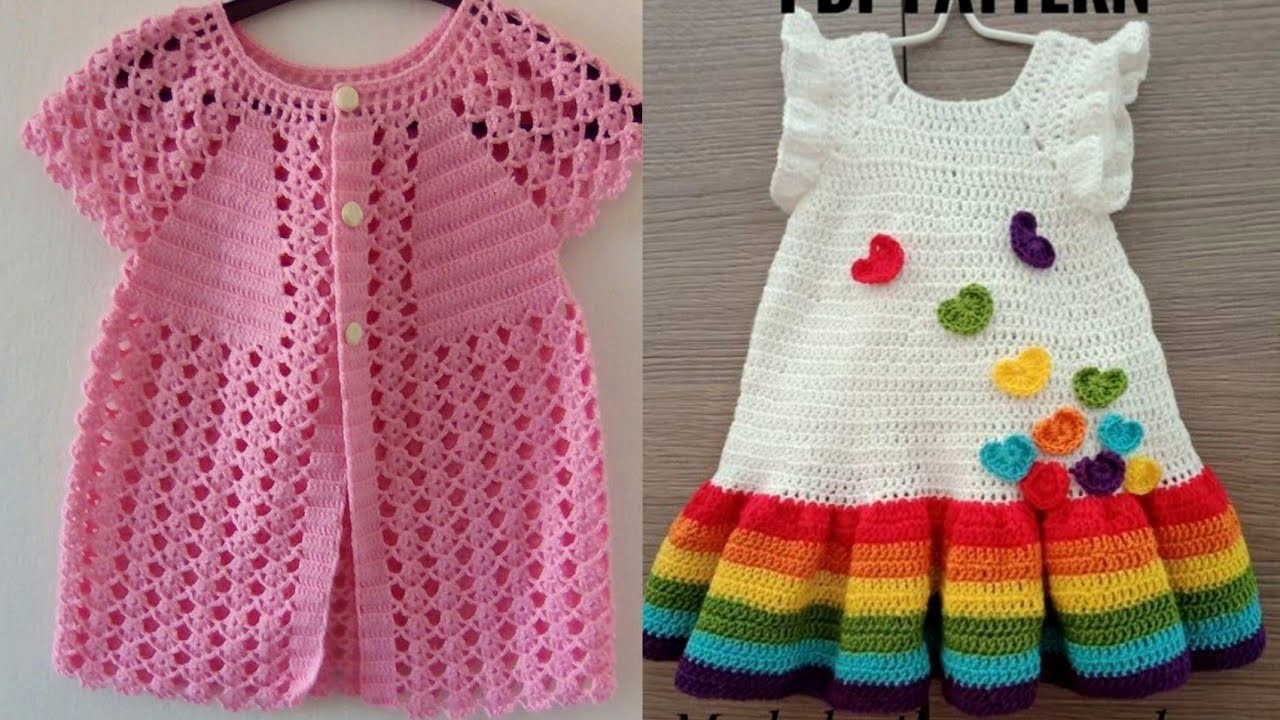 Crochet Summer Baby Dress,Crosia Frock Design,क्रोशिया फ्रॉक,How to Crochet,Crochet Dress
