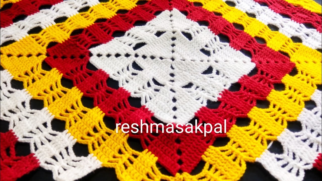 #crochet#thalpose#54.लोकरीचा रूमाल
