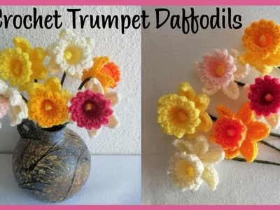 Crochet Trumpet Daffodils Mix