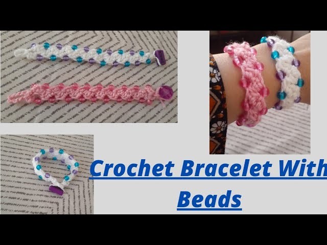 Crochet Bracelet With Beads
