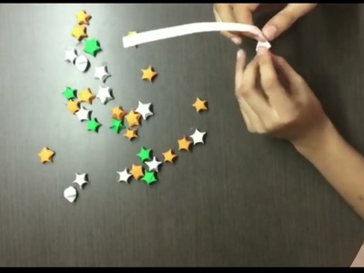 DIY origami star