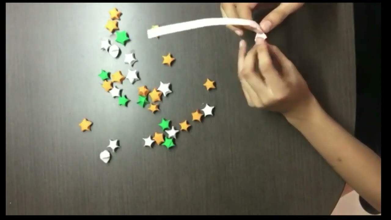 DIY origami star