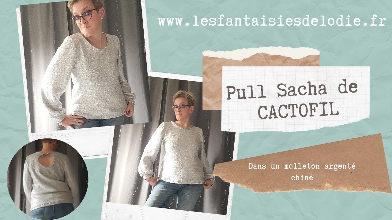 Je couds le pull Sacha de Cactofil