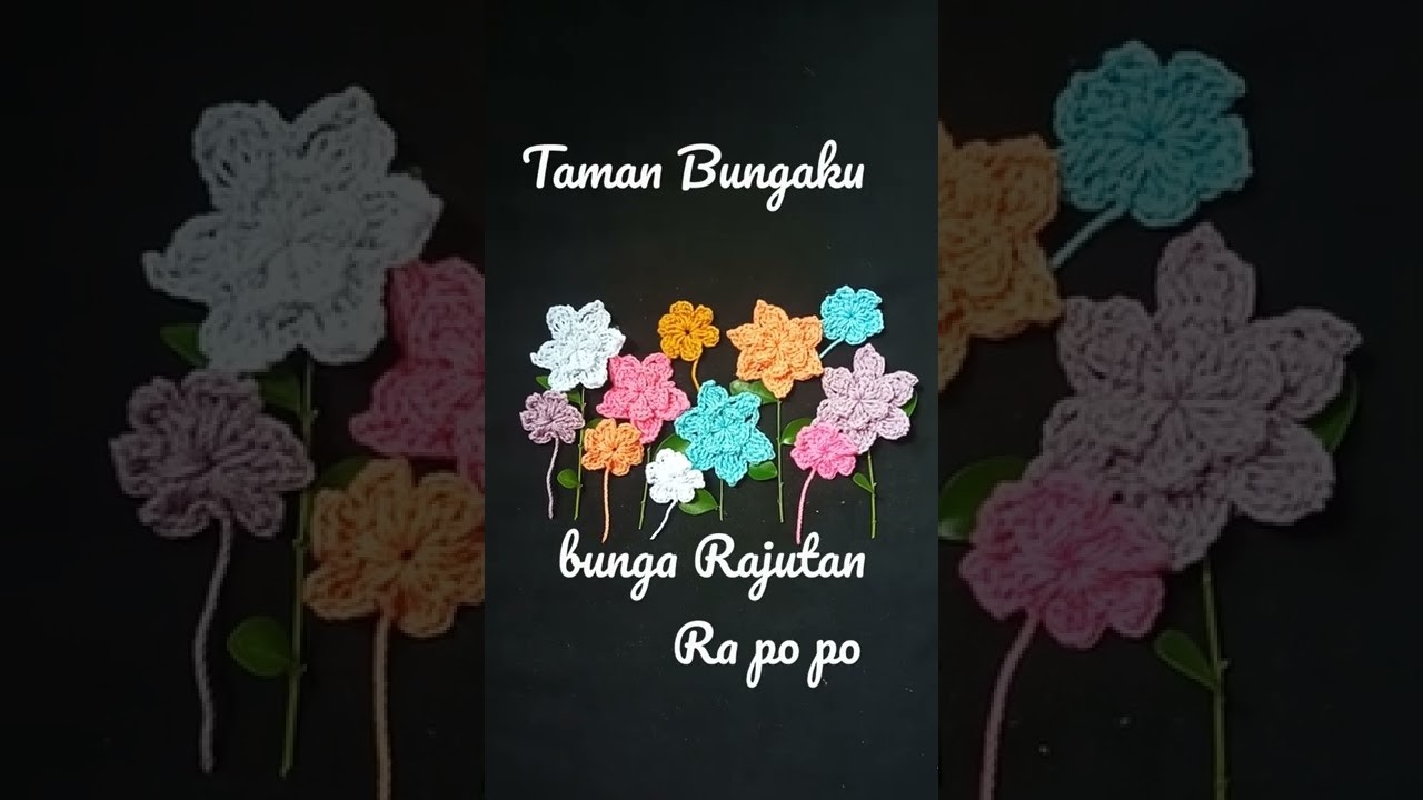 Bunga #bungarajut #shorts  #crochet #flowers