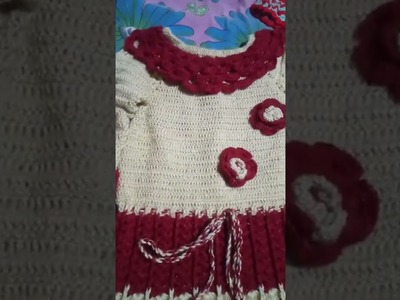 Crochet frock design. crochet