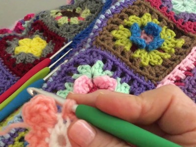 Cuadros en Crochet Granny Square #17