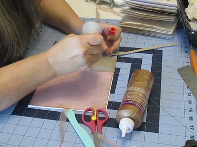 Tuto #3a de 3 Cascade de minis avec chutes | Projet #8 Album à reliure élastique | Scrapbooking