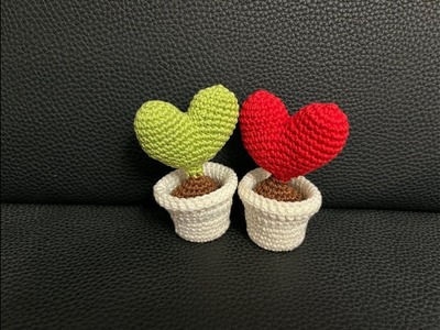Tuto cactus coeur au crochet