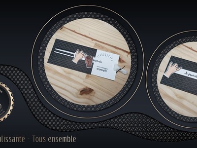 Tuto scrapbooking {carterie} « Carte coulissante Tous ensemble » de Rêverie & Récréative