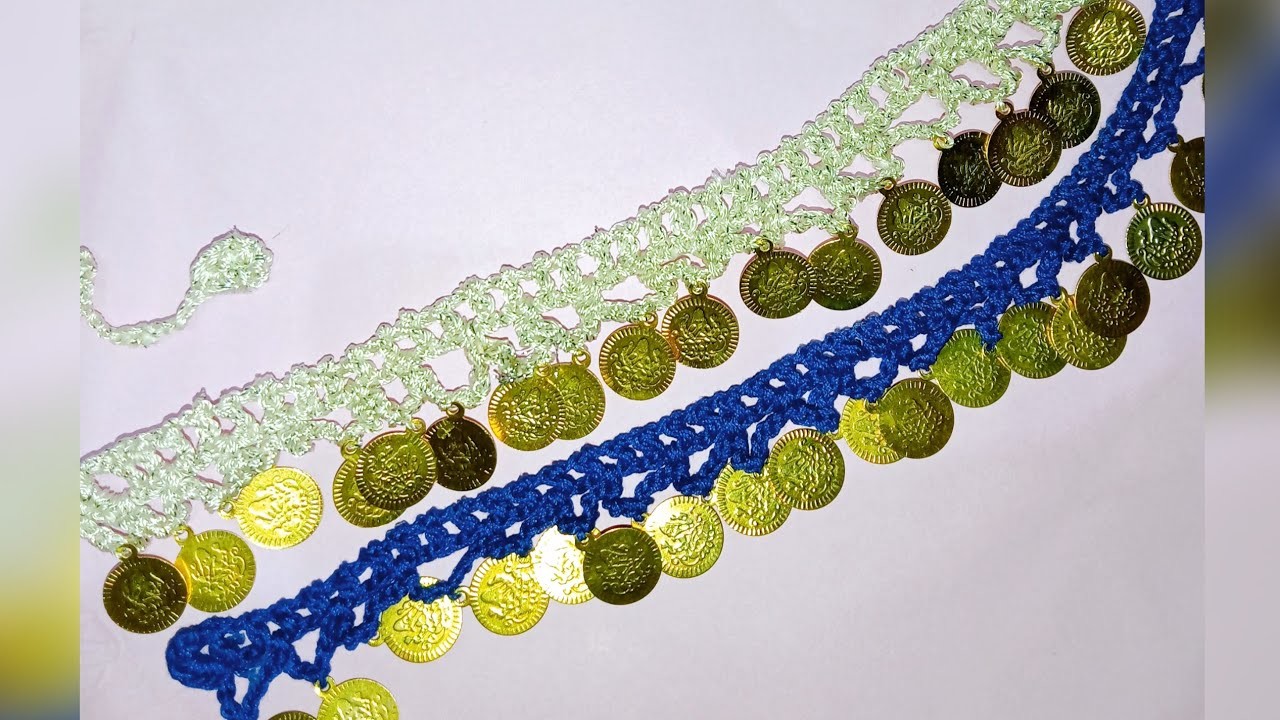 Crochet Coin Anklet