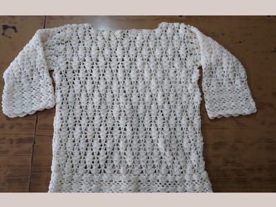 Crochet top - क्रोशिए का टॉप #short- 133