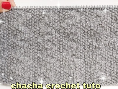 Tuto tricot: point zigzag pour tout ouvrages: couverture,  pull,  gilet,  bonnet. . 