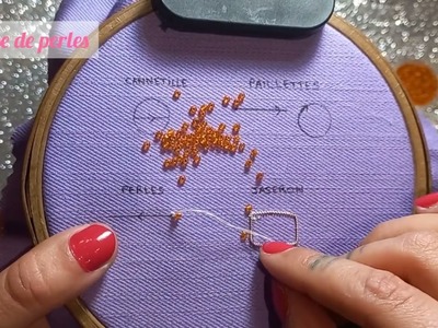 ????????TUTO BRODERIE - Les perles???????? par Mange Tes Paillettes