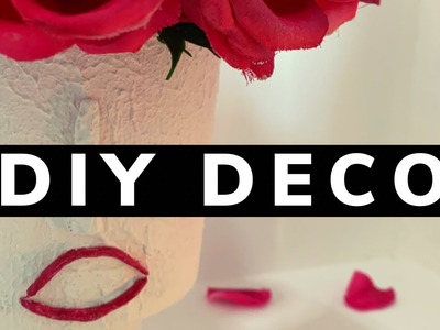 DIY Déco récup plastique et fleurs artificielles