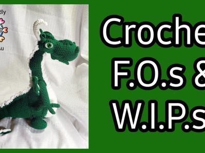 Crochet Amigurumi Dragon F.O. | Crochet W.I.P.s & Autism Acceptance Crochet Beanies!