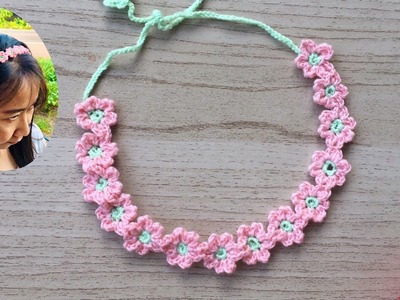 Crochet Headband - Headband crochet flower