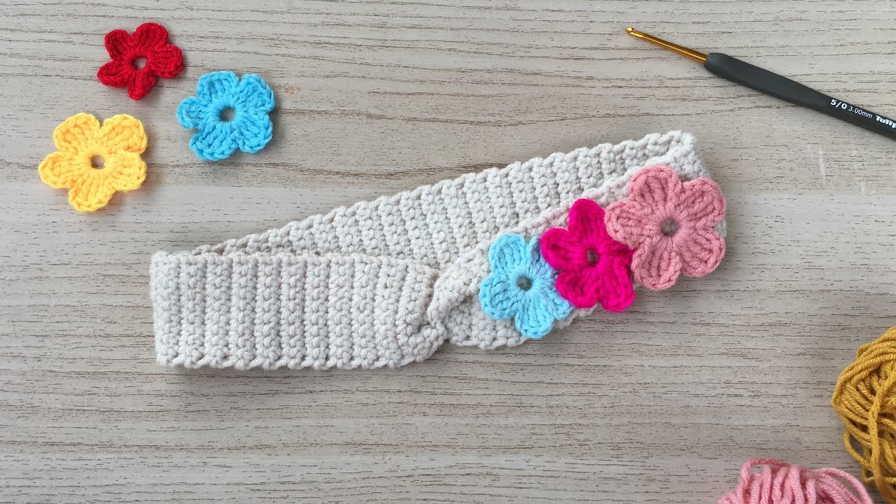 Crochet Headband shorts clip