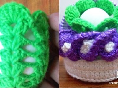 Easter Craft Ideas | Easter Basket Design | Crochet Egg Cover