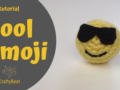 Crochet Cool Emoji - Crochet Emoji Óculos