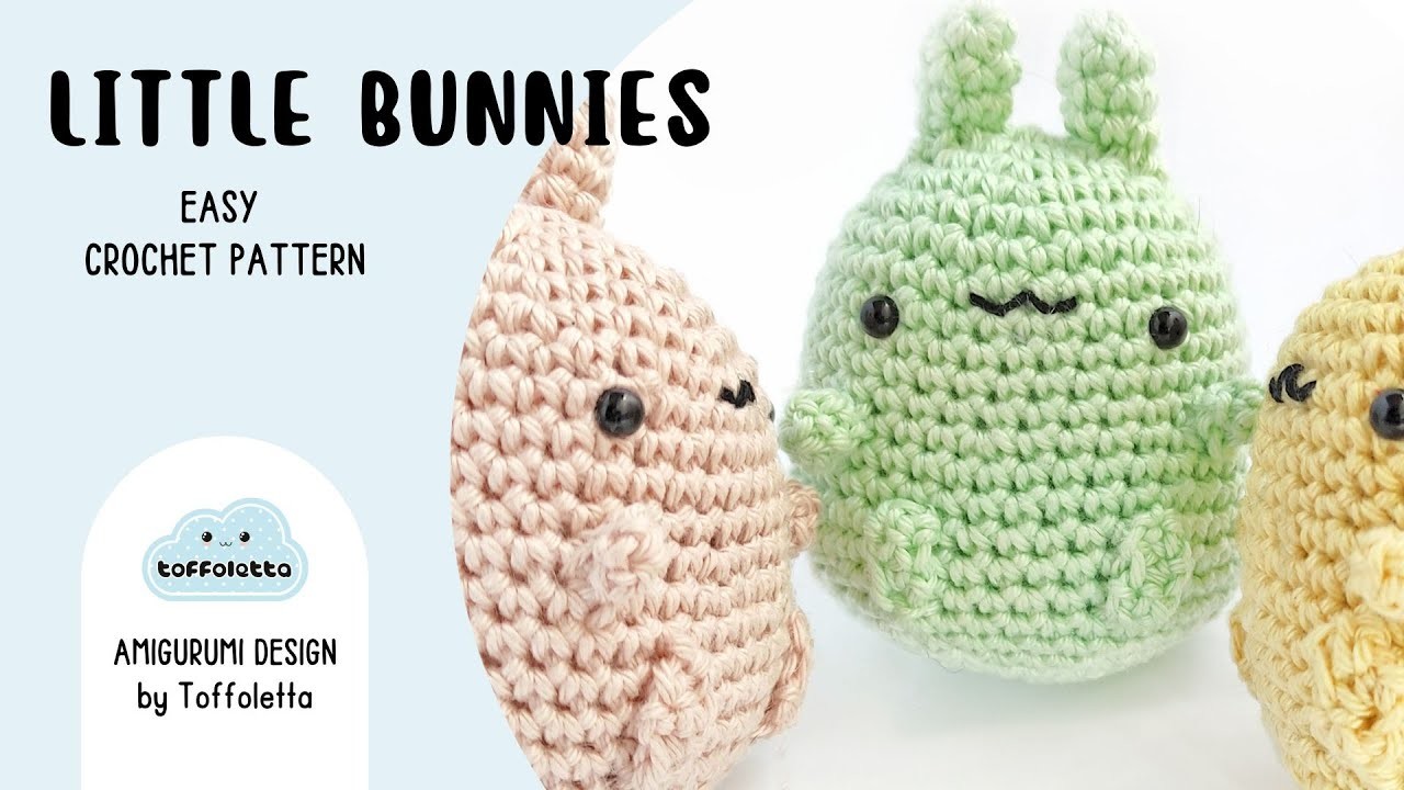 Easter bunny crochet - Bunny amigurumi free pattern