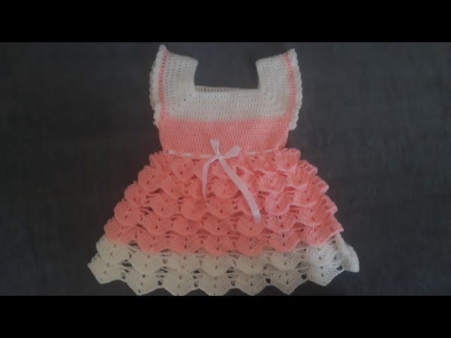 Robe pour fille au crochet 2-3 ans