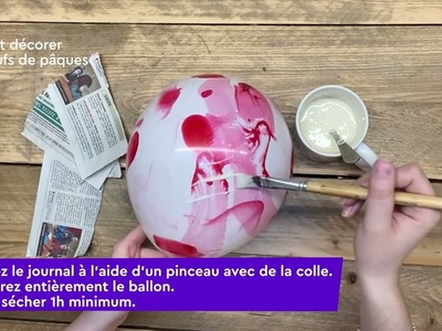 TUTO DIY PÂQUES - CREER OEUF GEANT DE PÂQUES ????