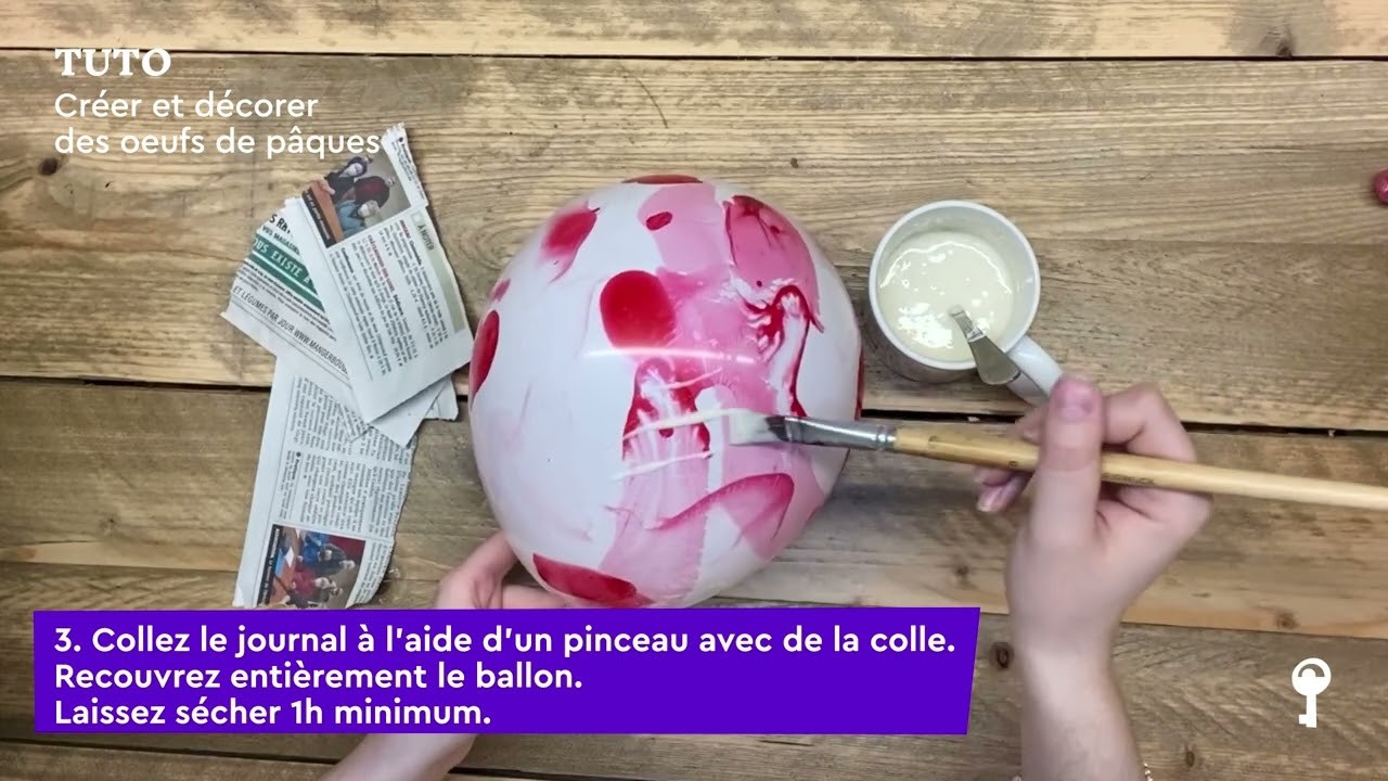 TUTO DIY PÂQUES - CREER OEUF GEANT DE PÂQUES ????