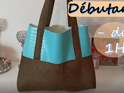 Coudre un sac cabas pour débutants facile et rapide !