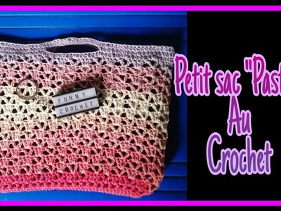 CROCHET Petit sac "Pastel"