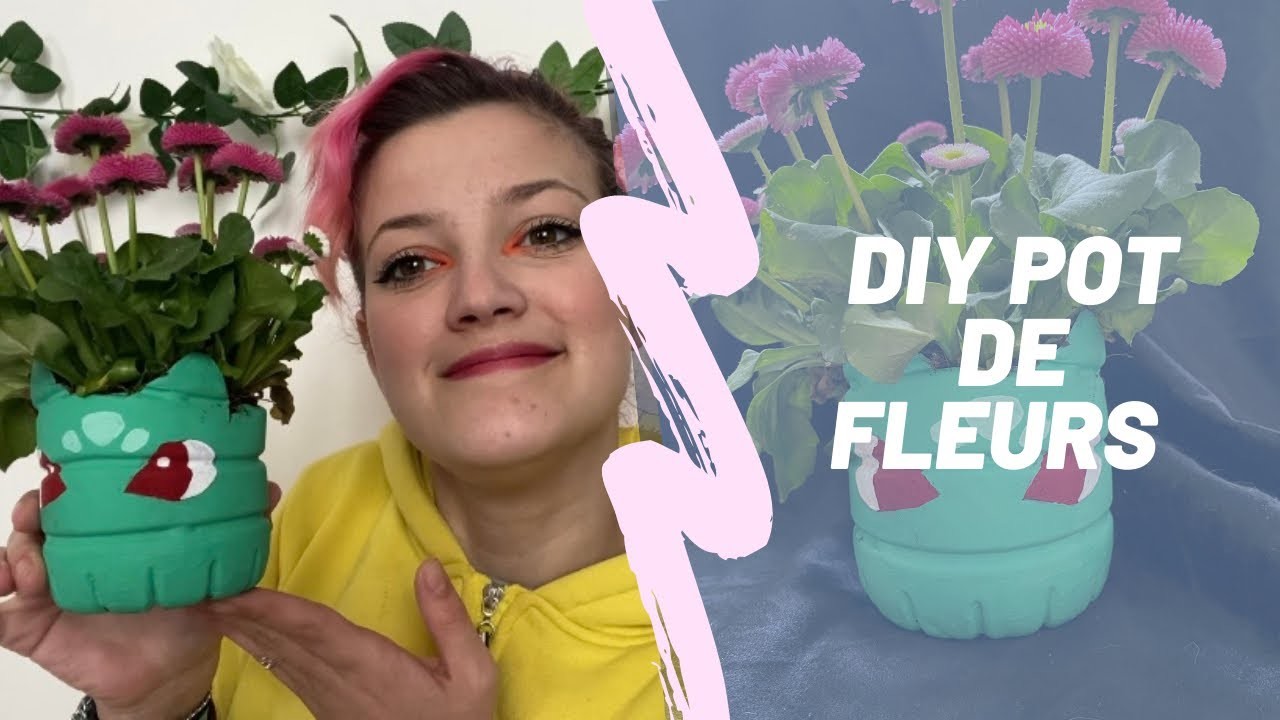 Diy pot de fleurs