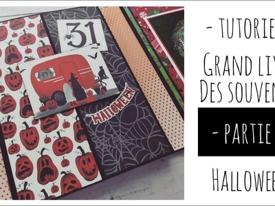 Tutoriel (français) Grand livre des souvenirs - partie 3 - panneau souvenirs Halloween
