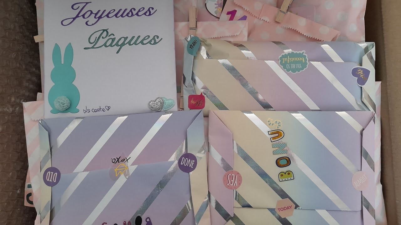 15ème jour du calendrier de l'avent de pâques avec Agathe #scrapbooking