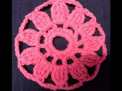 Crochet pattern.motif circle №1