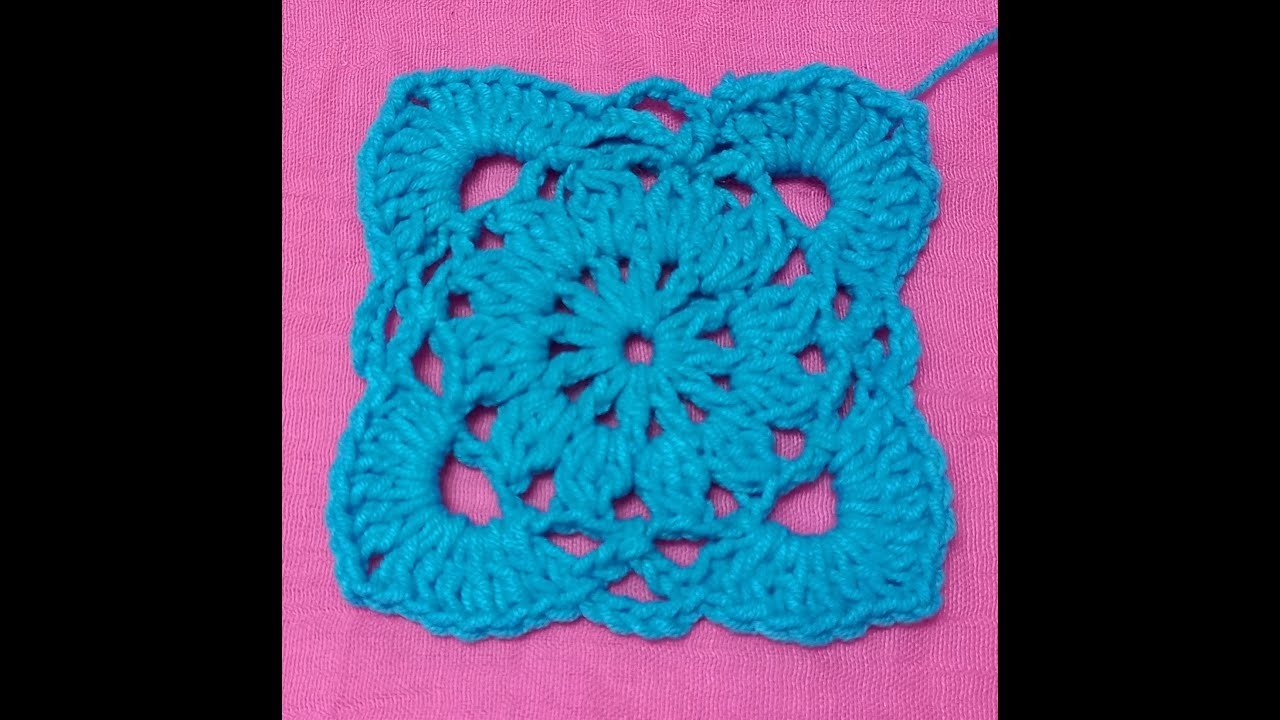 Crochet pattern. motif square №1