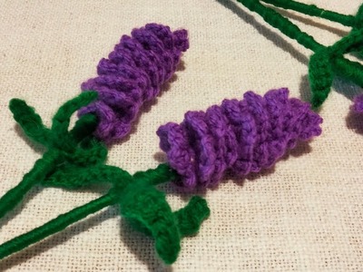Lavendelblume häkeln. flowers crochet