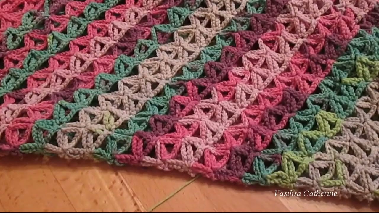 Сrochet shawl pattern @VasilisaCatherine
