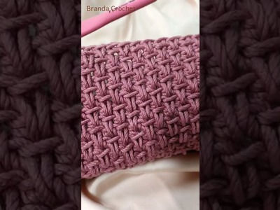 غرزة كروشية خطوتين فقط Long Single crochet stitch ( 2 steps ) || Crochet Patterns