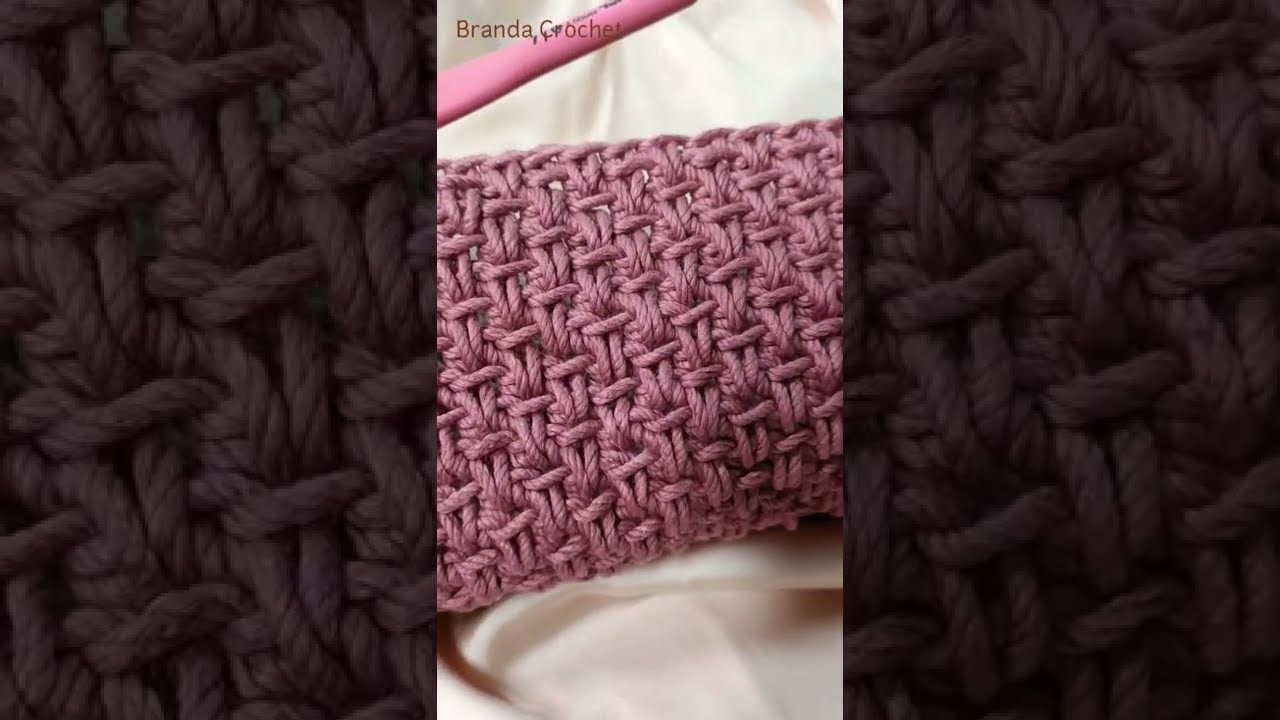 غرزة كروشية خطوتين فقط Long Single crochet stitch ( 2 steps ) || Crochet Patterns