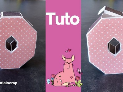 Tuto boite cadeau déco lettre O