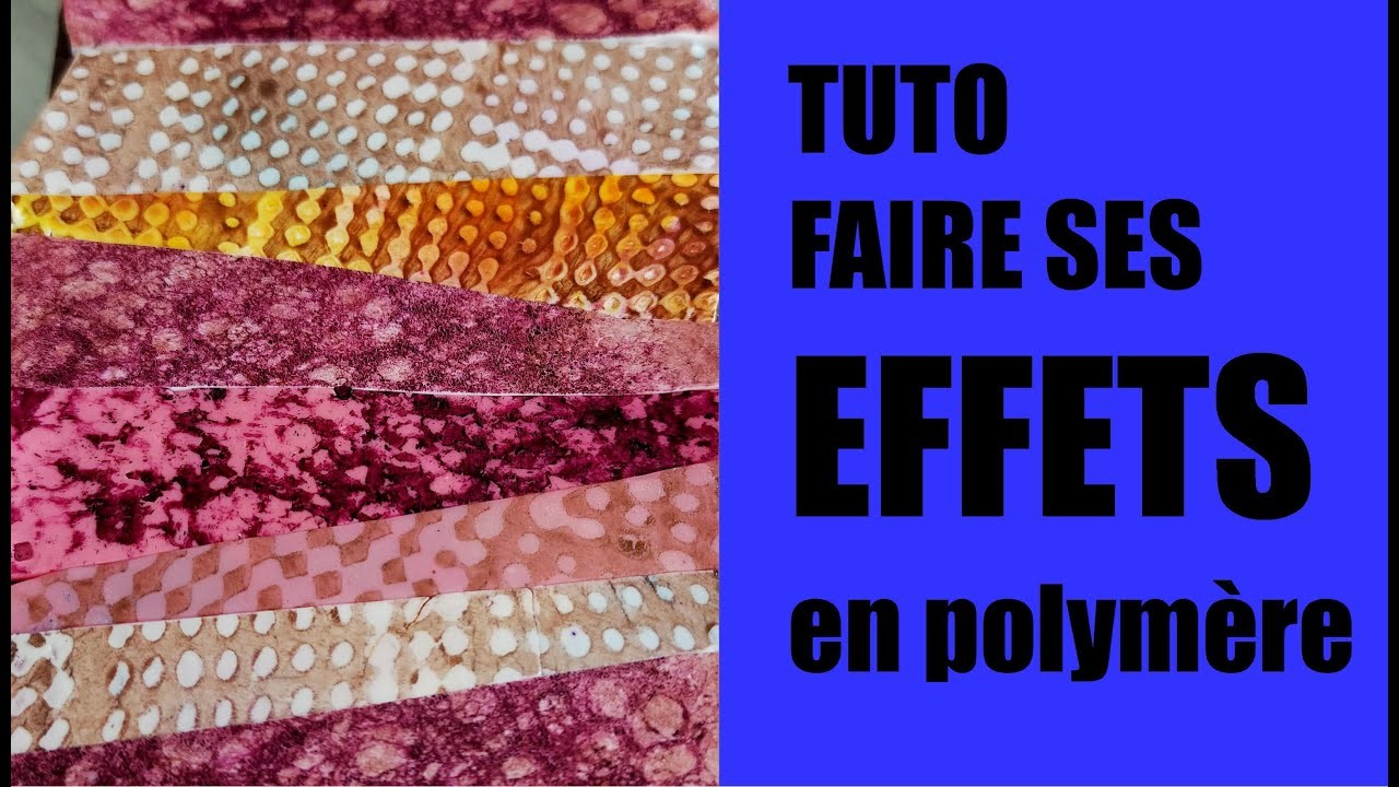 [TUTO] DES EFFETS MAISON  EN POLYMERE FIMO. CERNIT