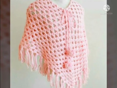 Crochet poncho design ????????