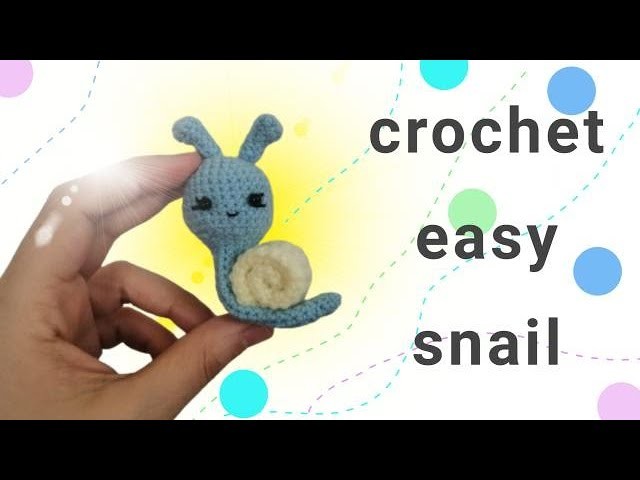 Crochet snail (tiktok toys):free amigurumi pattern for beginners