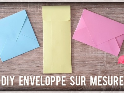 DIY facile | 3 types d'enveloppes sur mesure (selon taille carte) | Tutoriel | ScrapbookingbySissi